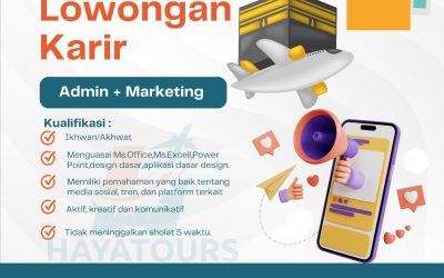 Lowongan Karir – Admin & Marketing